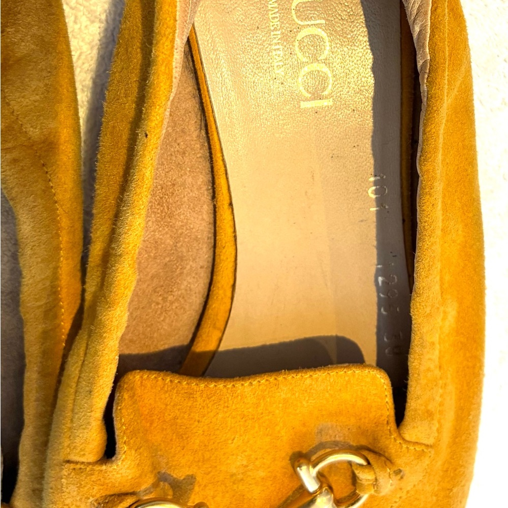 Gucci Suede Loafers with iconic Gucci Horsebit sz 7 - Picture 5 of 8